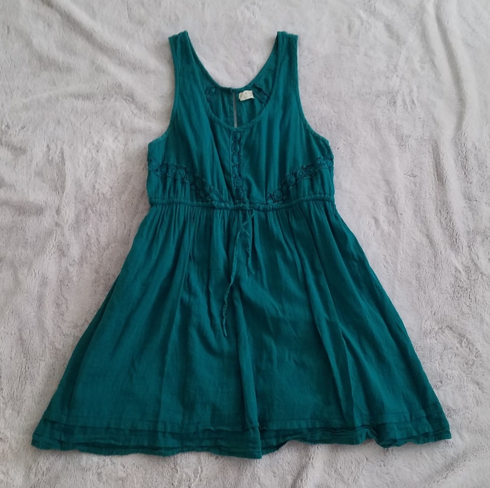 Teal O'Neill tank dress perfect for summer☀️